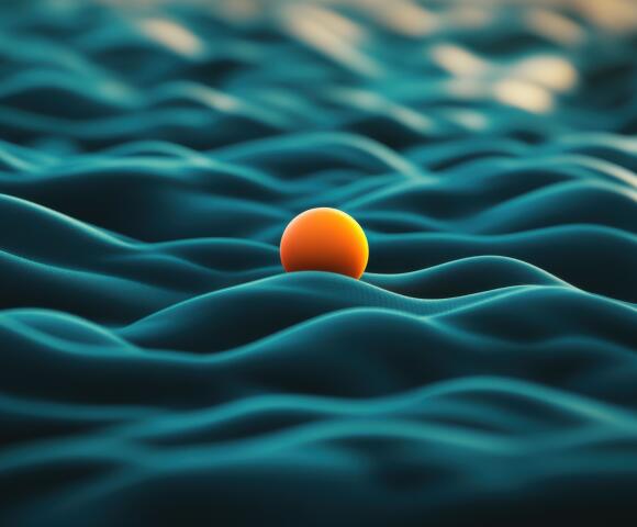 Ball auf Wasser Websiteformat